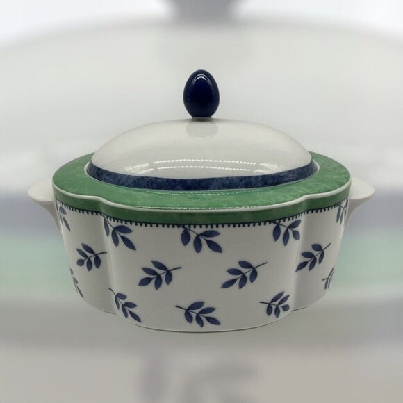 Villeroy & Boch Switch 3 Oval Covered Vegetable Dish Casserole Porcelain Handles - Picture 5 of 14
